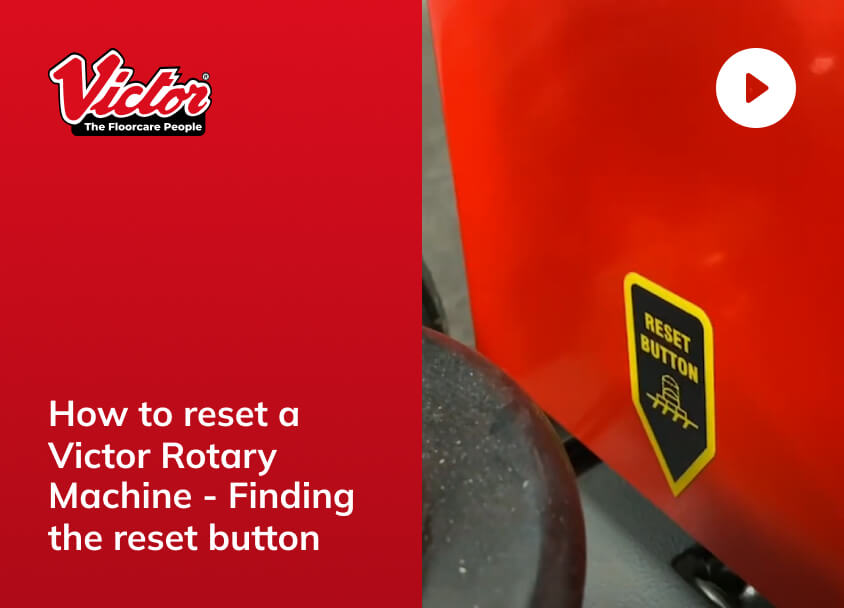 How to reset a Victor Rotary Machine - Finding the reset button